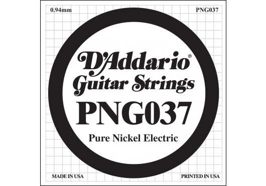 D'ADDARIO AND CO PNG037 PURE NICKEL 37