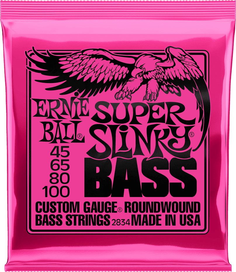 ERNIE BALL 2834 SUPER SLINKY BASS 45-100