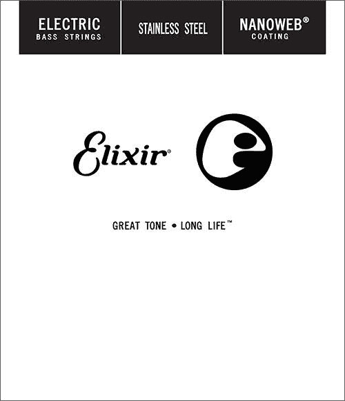 ELIXIR CORDE BASSE NANOWEB STAINLESS STEEL 125