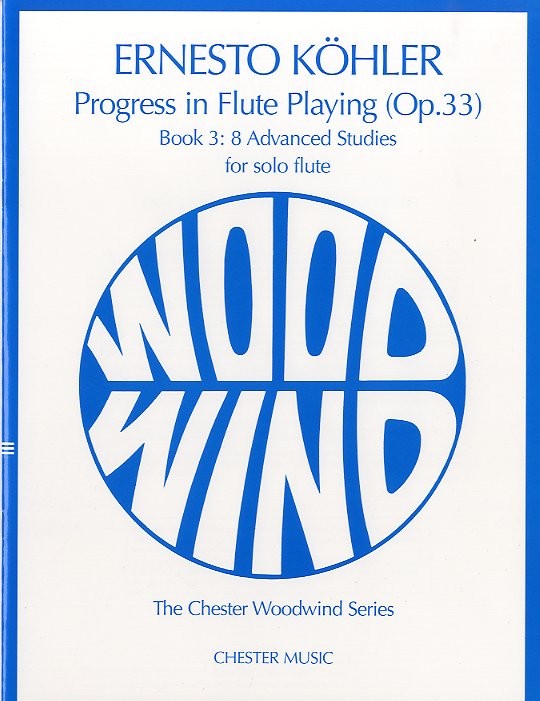 CHESTER MUSIC PROGRESS IN FLUTE PLAYING OP.33 BOOK 3 FOR SOLO FLUTE