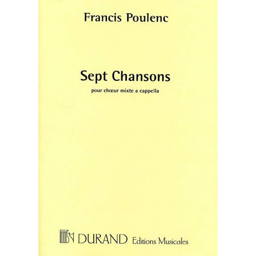 DURAND POULENC F. - MARIE - CHOEUR