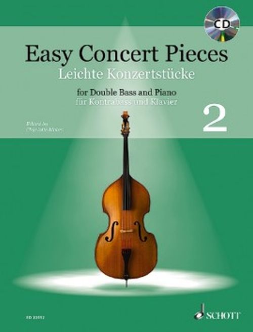SCHOTT EASY CONCERT PIECES VOL.2 - CONTREBASSE & PIANO