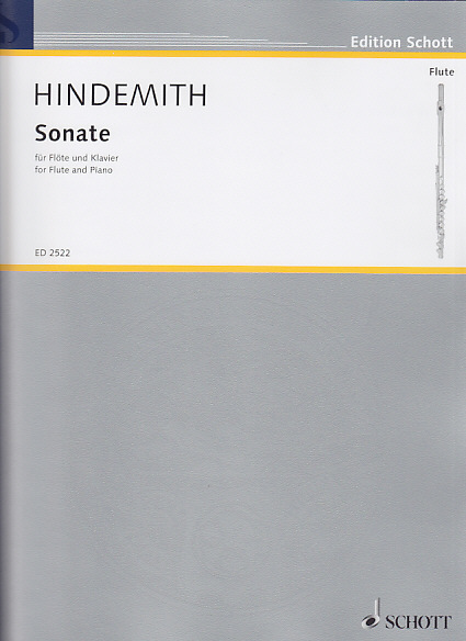 SCHOTT HINDEMITH P. - SONATE - FLUTE ET PIANO