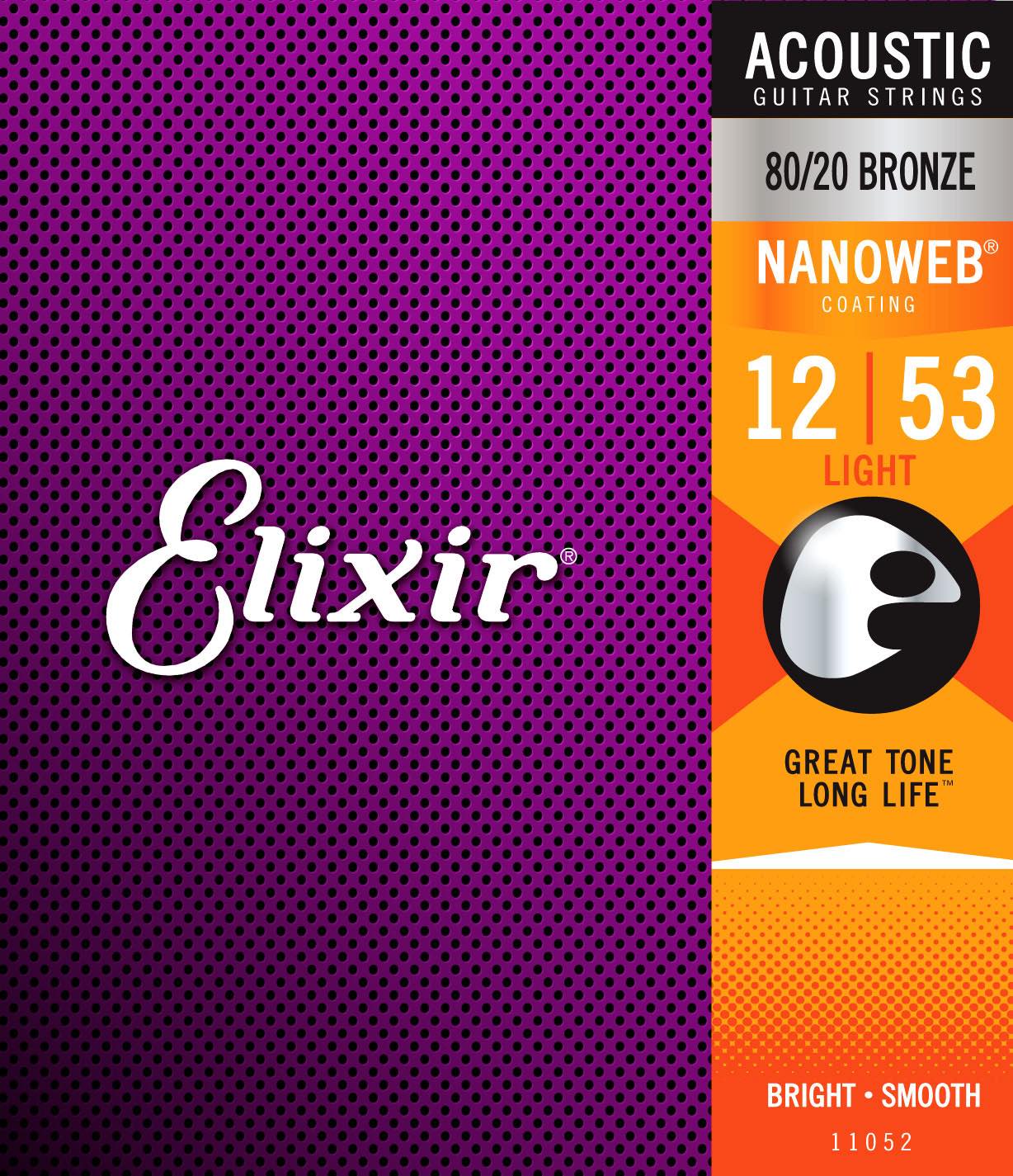 ELIXIR 11052 NANOWEB 80/20 BRONZE LIGHT 12-53
