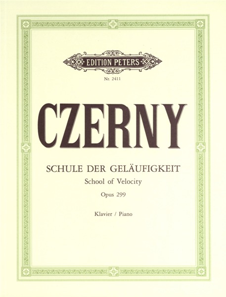 EDITION PETERS CZERNY CARL - SCHOOL OF VELOCITY OP.299, COMPLETE - PIANO