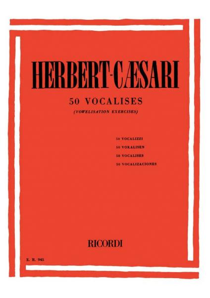 RICORDI HERBERT-CAESARI E. - 50 VOCALISES - CHANT