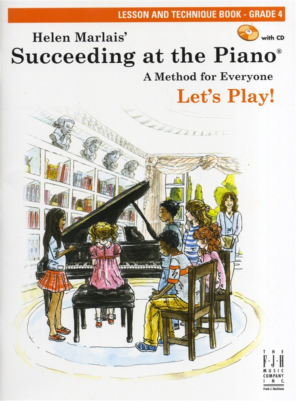 MUSIC SALES MARLAIS HELEN SUCCEEDING AT THE PIANO LESSON TECHNIQUE GR 4 + CD - PIANO SOLO