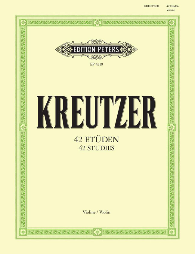 EDITION PETERS KREUTZER RUDOLPHE - 42 ETUDES OR CAPRICES - VIOLIN