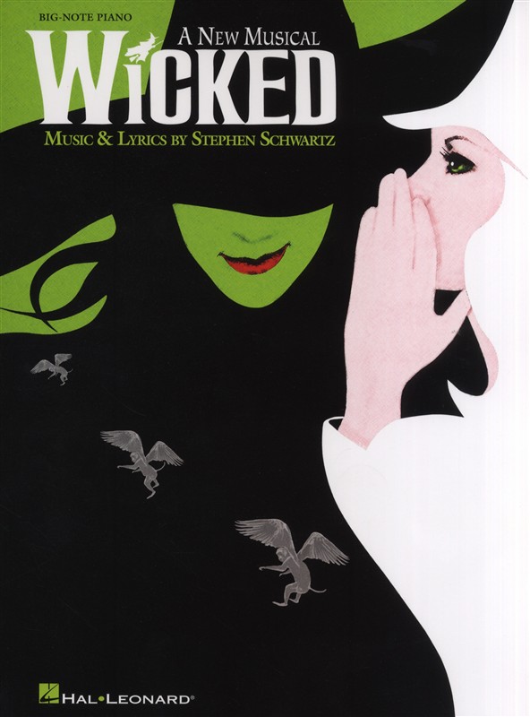 HAL LEONARD WICKED - BIG NOTE PIANO VOCAL SELECTIONS - VOICE