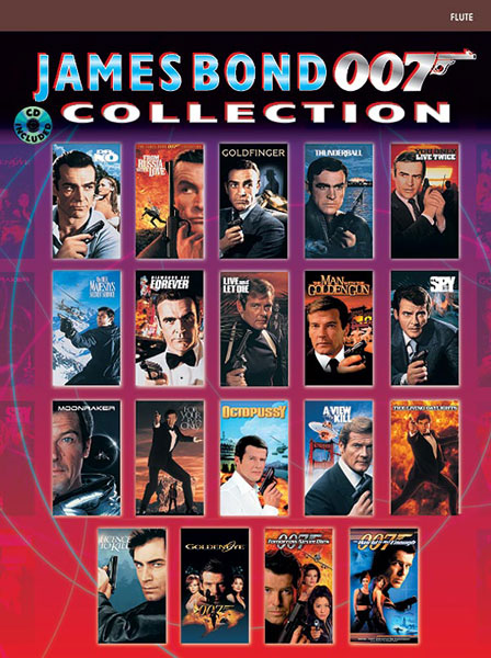 ALFRED PUBLISHING BARRY JOHN - JAMES BOND 007 COLLECTION + CD - FLUTE AND PIANO