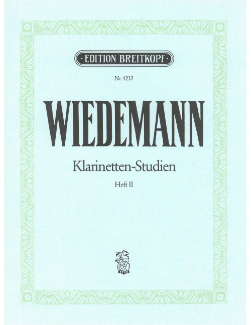 EDITION BREITKOPF WIEDEMANN - KLARINETTEN-STUDIEN - CLARINETTE