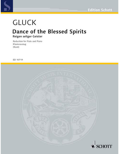 SCHOTT GLUCK - DANCE OF THE BLESSED SPIRITS - FLUTE ET PIANO