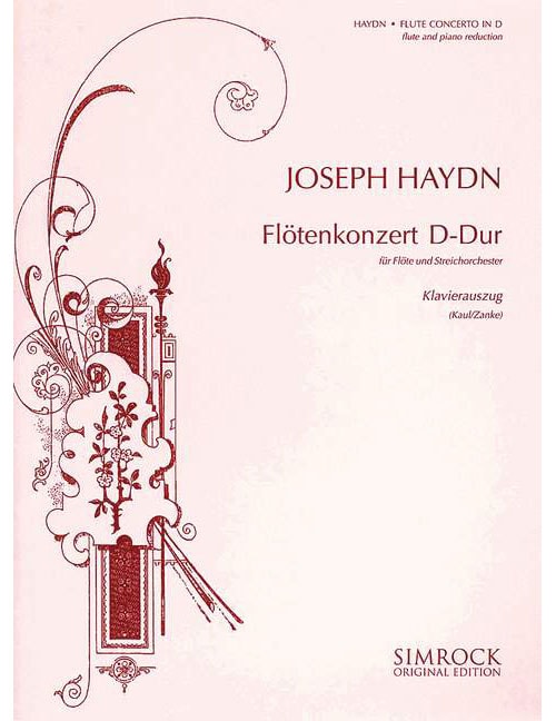 SIMROCK HAYDN - FLUTE CONCERTO IN D MAJOR HOB. VII/D1 - FLUTE ET PIANO