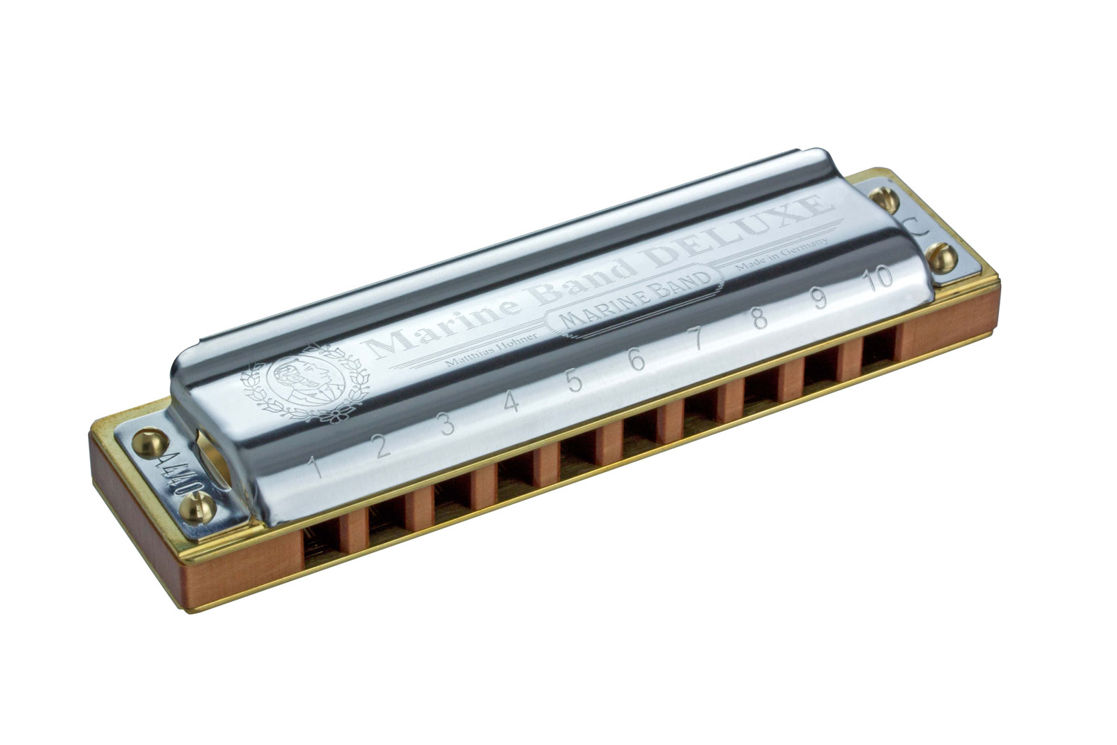 HOHNER MARINE BAND DELUXE B/SI - 10 TROUS