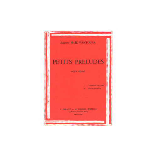 COMBRE HAIKVANTOURA - PETITS PRÉLUDES (2 PIÈCES) - PIANO