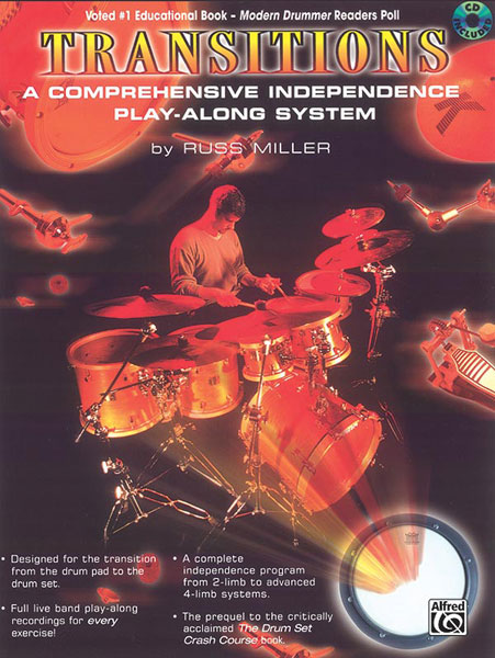 ALFRED PUBLISHING MILLER RUSS - TRANSITIONS + CD - DRUMS & PERCUSSION