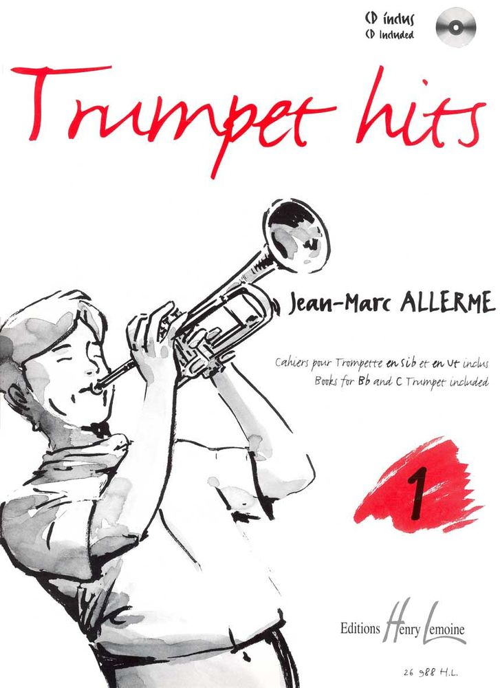 LEMOINE ALLERME JEAN-MARC - TRUMPET HITS VOL.1 + CD - TROMPETTE, PIANO