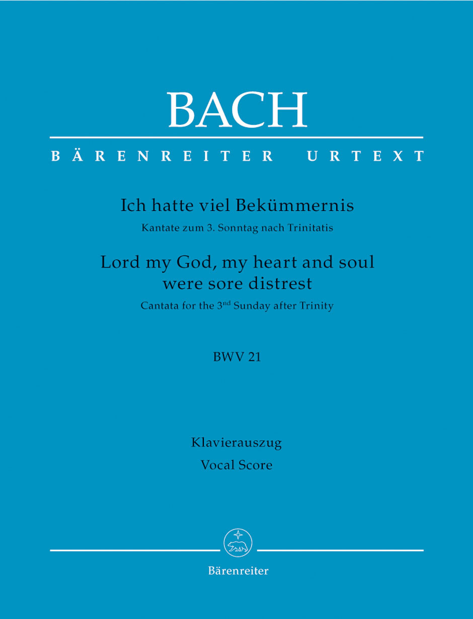 BARENREITER BACH J.S - ICH HATTE VIEL BEKUMMERNIS BWV 21 - CHANT, PIANO