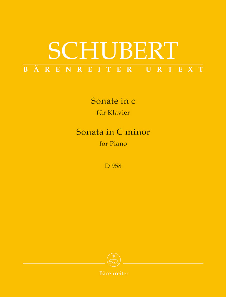 BARENREITER SCHUBERT FRANZ - SONATA IN C MINOR - PIANO