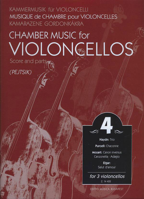 EMB (EDITIO MUSICA BUDAPEST) CHAMBER MUSIC VOL.4 - VIOLONCELLOS