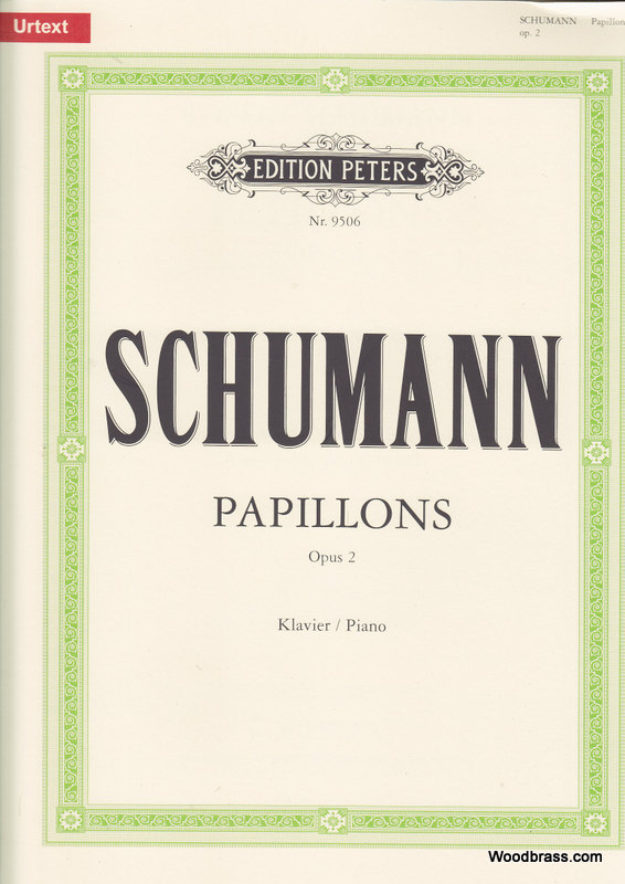 EDITION PETERS SCHUMANN ROBERT - PAPILLONS OP.2 - PIANO