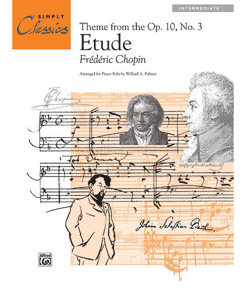 ALFRED PUBLISHING CHOPIN FREDERIC - ETUDE OP10 NO3 - PIANO SOLO