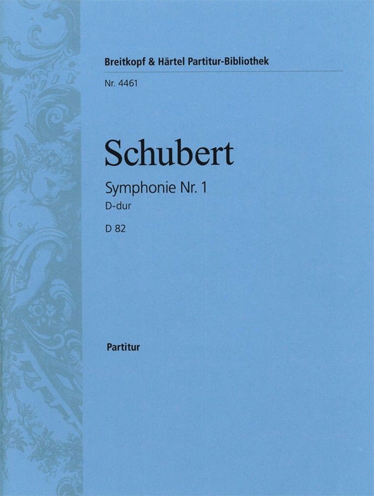 EDITION BREITKOPF SCHUBERT FRANZ - SYMPHONIE NR. 1 D-DUR D 82 - ORCHESTRA