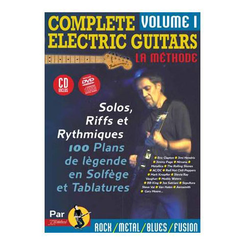 JJREBILLARD REBILLARD J.J - COMPLETE ELECTRIC GUITARS VOL.1 + CD + DVD