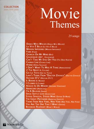 VOLONTE&CO MOVIE THEMES COLLECTION 25 SONGS - PVG