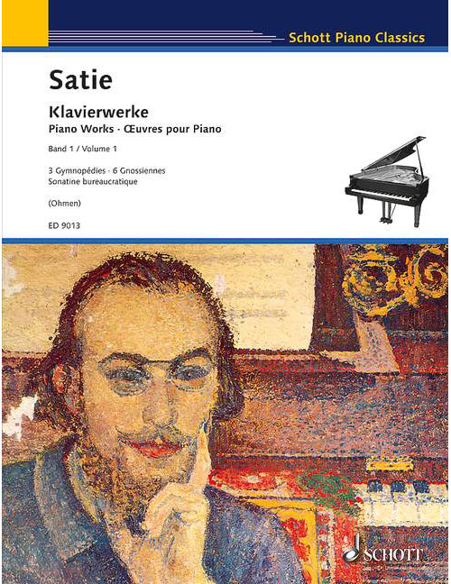 SCHOTT SATIE - OEUVRES POUR PIANO VOL. 1 - PIANO