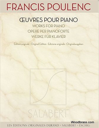 SALABERT POULENC F. - OEUVRES POUR PIANO