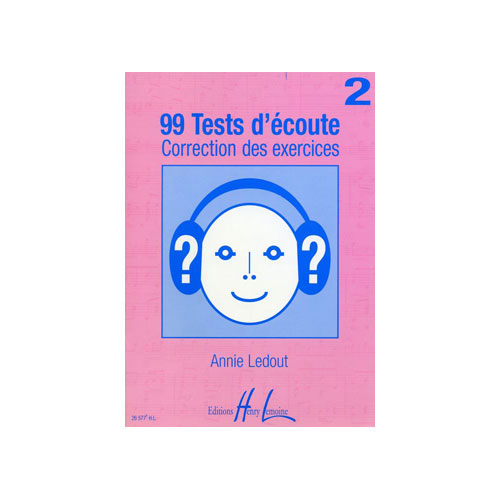 LEMOINE LEDOUT ANNIE - 99 TESTS D'ECOUTE VOL.2 CORRIGES