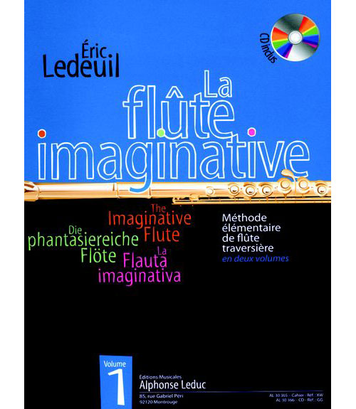 LEDUC LEDEUIL ERIC - FLUTE IMAGINATIVE VOL.1 + CD