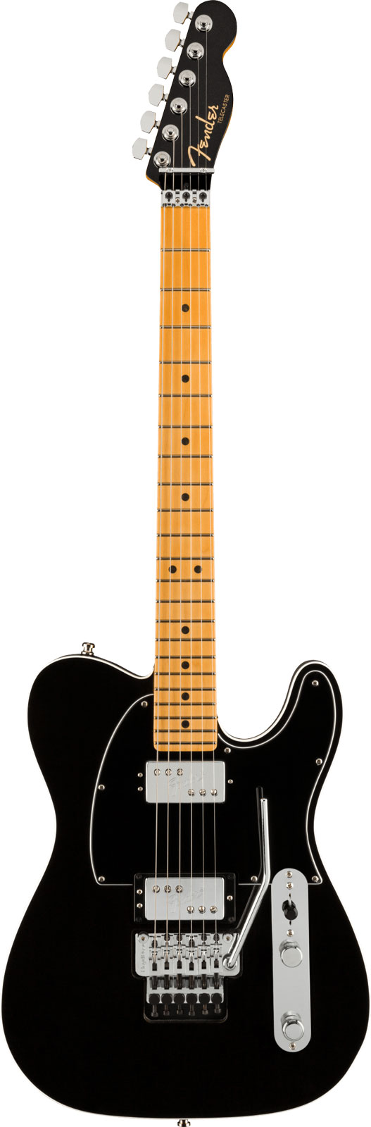FENDER AMERICAN ULTRA LUXE TELECASTER FLOYD ROSE HH MN, MYSTIC BLACK