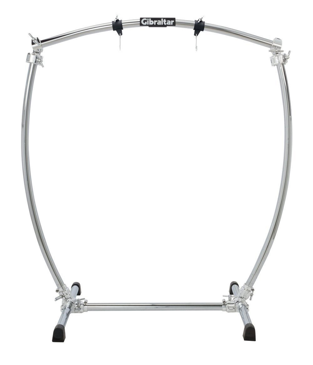 GIBRALTAR SUPPORTS SPECIAUX CHROME SERIES CURVED GONG STAND GCSCG-L