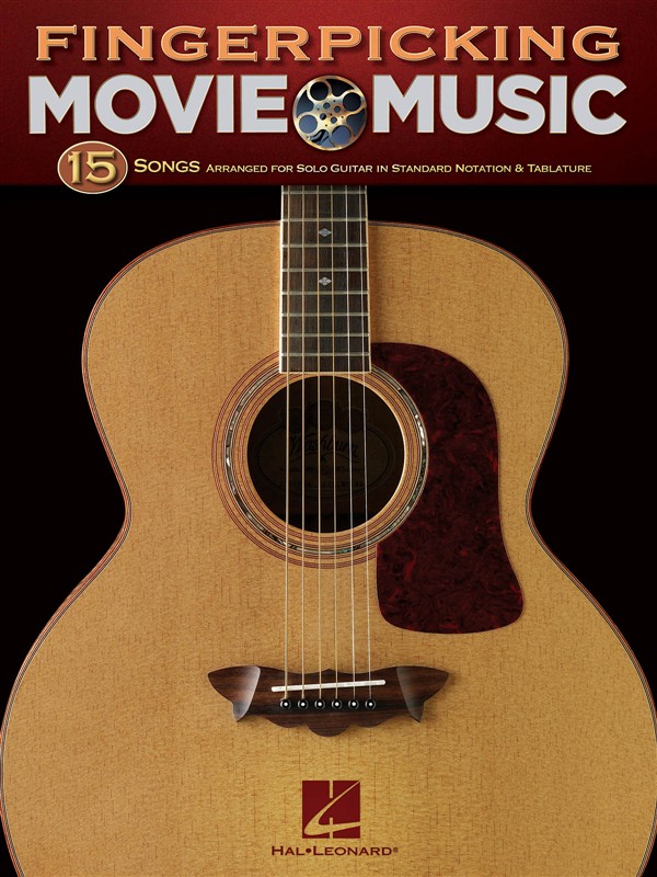 HAL LEONARD FINGERPICKING MOVIE MUSIC 15 SONGS ARRANGED FOR SOLO GUITAR - GUITAR