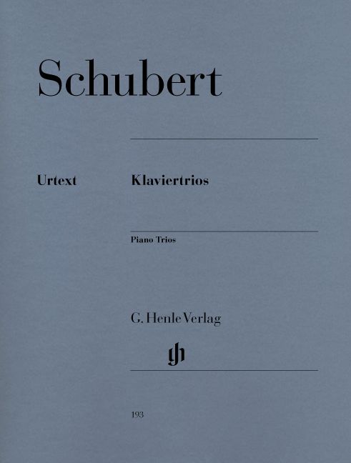 HENLE VERLAG SCHUBERT F. - PIANO TRIOS