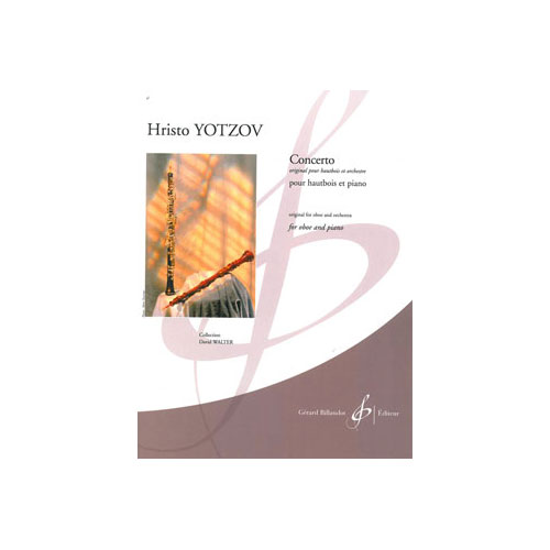 BILLAUDOT YOTZOV HRISTO - CONCERTO - HAUTBOIS, PIANO