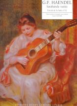 Haendel Georg-friedrich - Sarabande Variée - Guitare