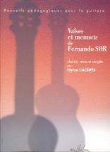 Sor Fernando - Valses Et Menuets - Guitare