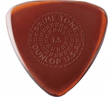 Dunlop Mediators Primetone Small Triangle Primetone Small Triangle Grip 1,5 Mm Sachet De 3