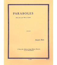 Ibert J. - Paraboles - Flûte Et Guitare