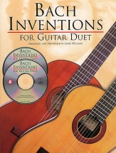Js Bach Inventions For Guitar Duet Tab + 2cd - Guitar Tab