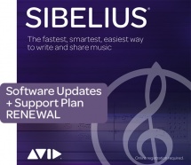 Avid Sibelius Renouvellement Update Et Support 1 An - Licence Electronique