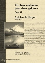 De Lhoyer - Six Duos Nocturnes Op.37 - Guitare