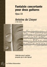 De Lhoyer - Fantaisie Concertante Pour 2 Guitares Op.33 - Guitare