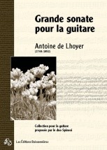 De Lhoyer - Grande Sonate Opus 12 - Guitare