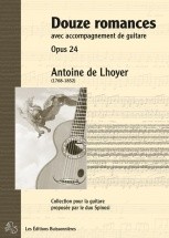 De Lhoyer - Douze Romances Avec Accompagnement Guitare Op.24 - Chant