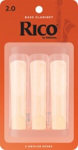 Rico Anches Clarinette Basse Force 2.0 Pack De 3
