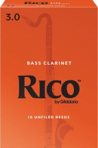 Rico Anches Clarinette Royal Basse Force 3.0 Pack De 10